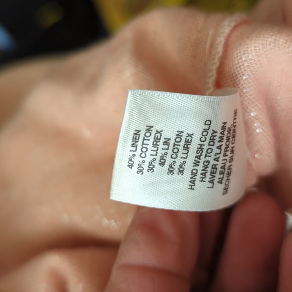 Anthropologie AMADI "KAYE" Linen Blend BLAZER NWT - Blush Salmon - Picture 4 of 8